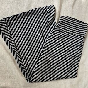 Striped Black and White Maxi Skirt